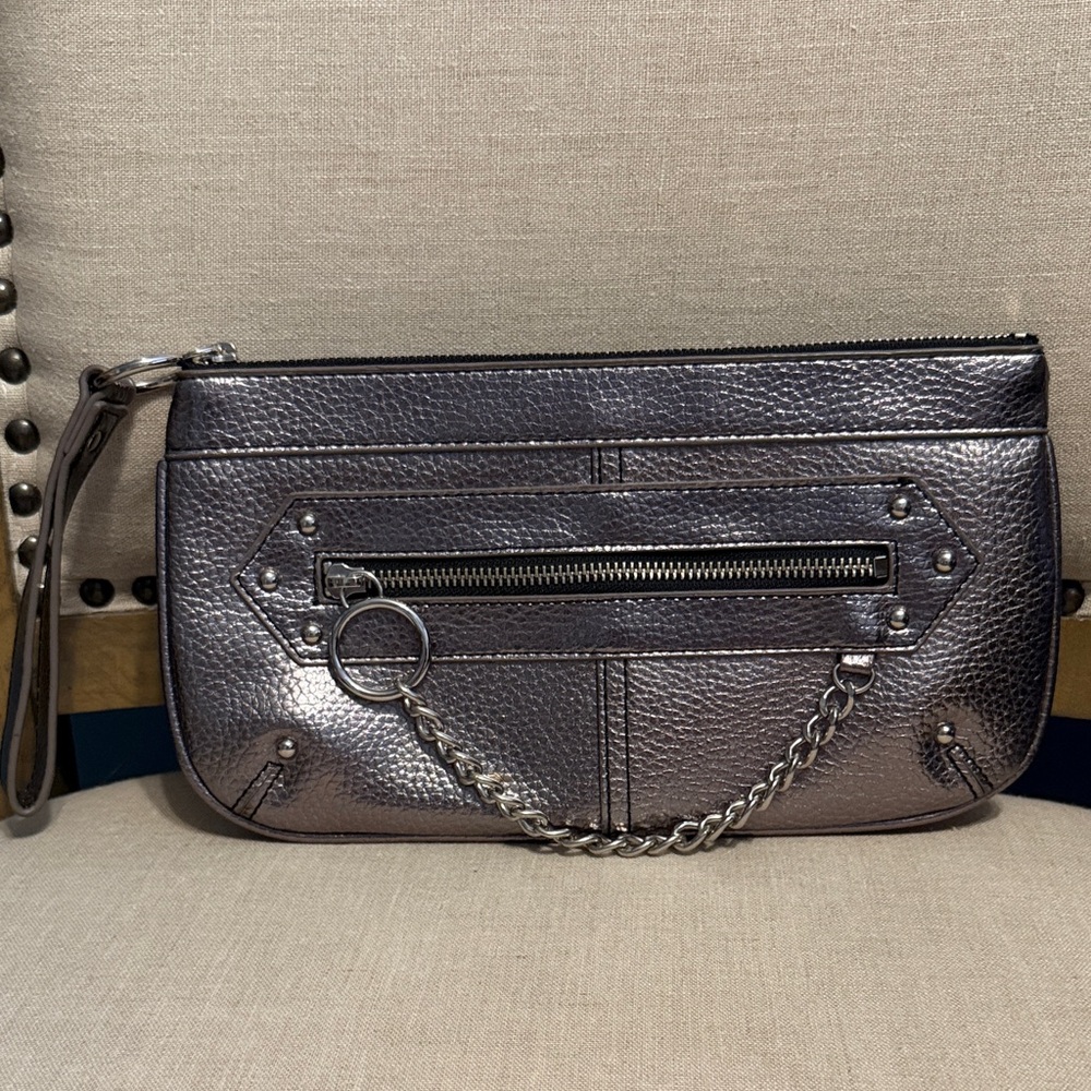 Target “Limited Edition” Silver Metallic Clutch Wristlet